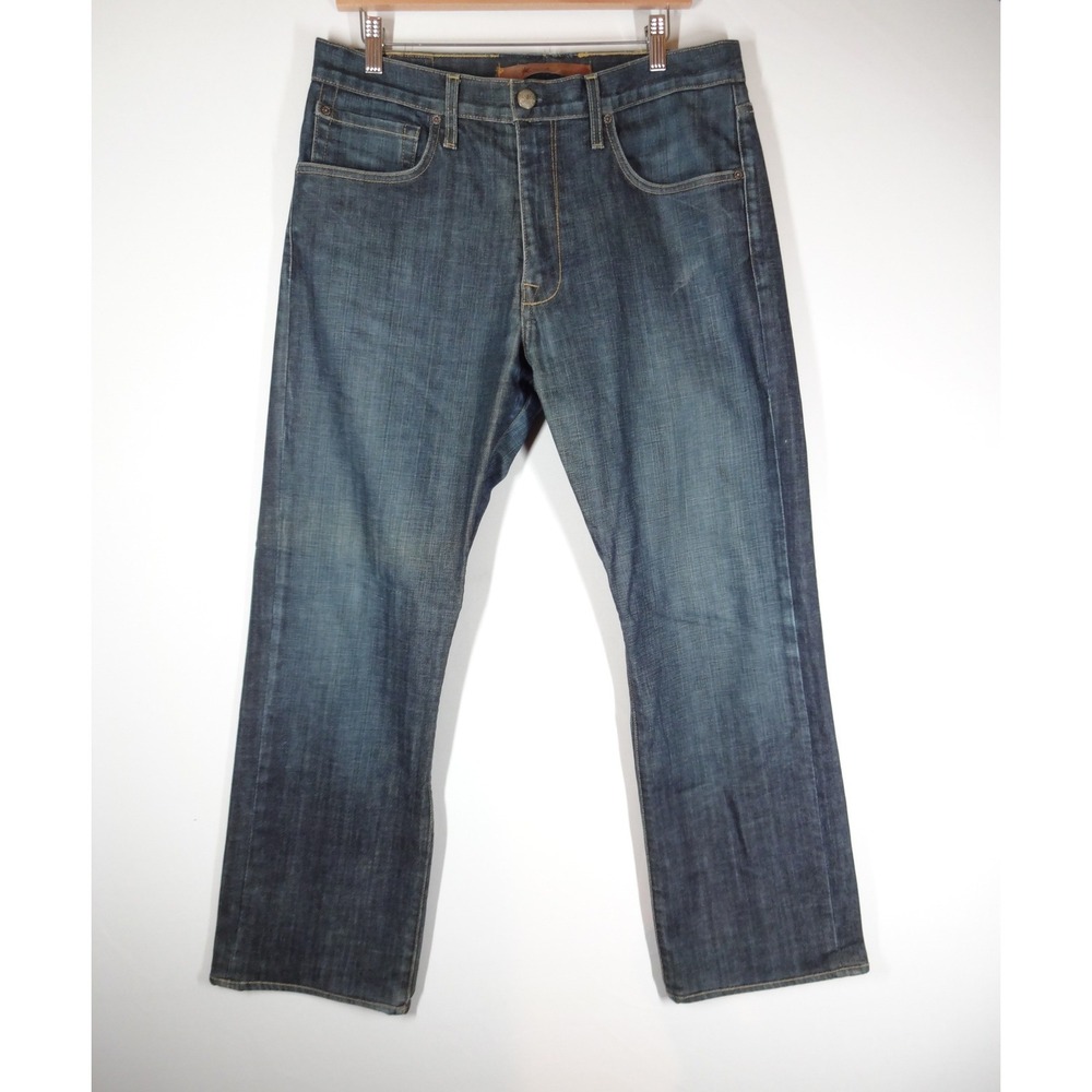 Agave Denim Jeans Mens 36x30 Dark Wash Straight Leg Made in USA Classic